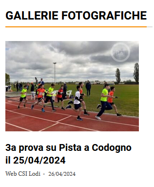 3 GIORNATA PISTA LODI