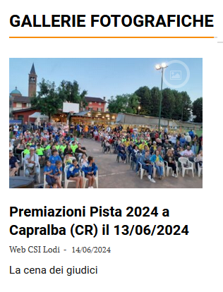 PREMIAZIONI PISTA LODI